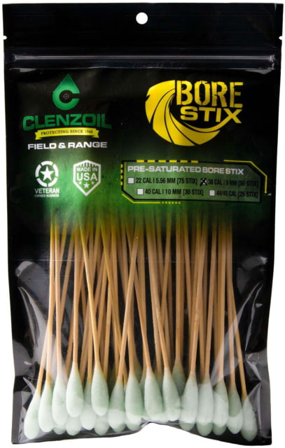 Clenzoil Bore Stix 38 Caliber/9 mm - Clenzoil