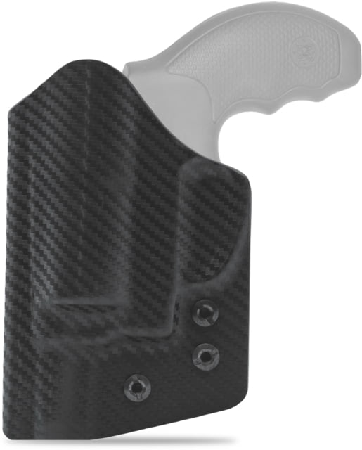 Clip & Carry IWB Kydex Holster for the Smith & Wesson J Frame 442/642/437/637/640/340 2in Carbon Fiber Black Right-Handed - Clip & Carry
