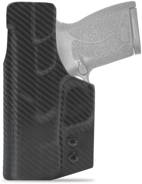 Clip & Carry IWB Kydex Holster for the Smith & Wesson M&P Shield 45 / Shield 45 M2.0 Carbon Fiber Black Left-Handed - Clip & Carry