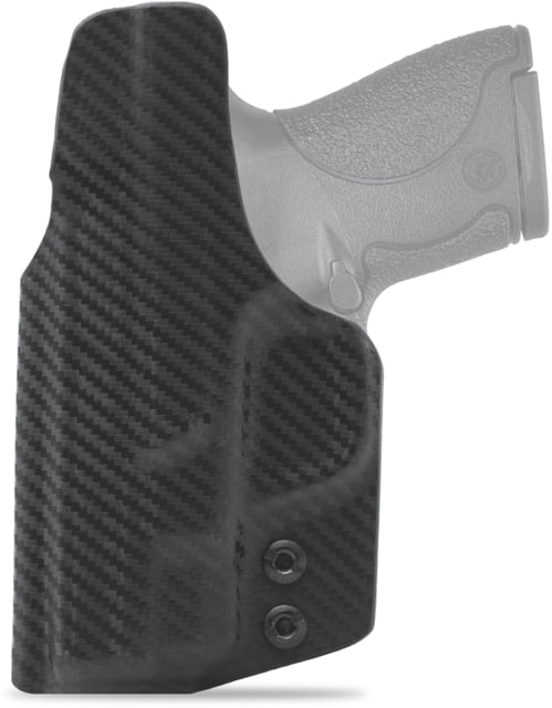 Clip & Carry IWB Kydex Holster for the Smith & Wesson M&P Shield / Shield + / M2.0 - 3.1in Barrel Carbon Fiber Black Right-Handed - Clip & Carry