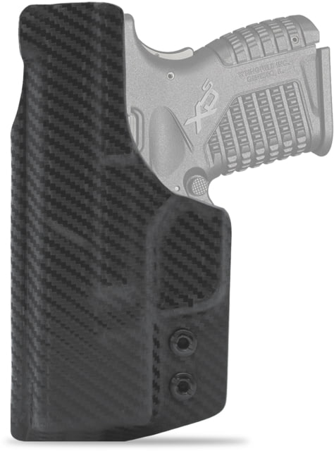 Clip & Carry IWB Kydex Holster for the Springfield XD-S 4in 9mm/.40 Carbon Fiber Black Right-Handed - Clip & Carry