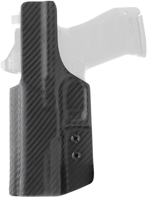 Clip & Carry IWB Kydex Holster for the Walther PDP Compact & Full Size 4in Carbon Fiber Black Left-Handed - Clip & Carry