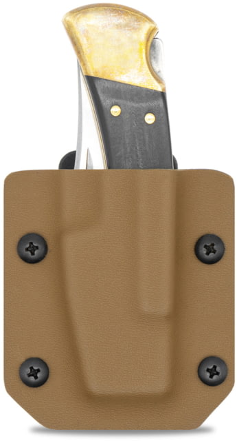 Clip & Carry Kydex Sheath for the Buck  Folding Knife Brown - Clip & Carry