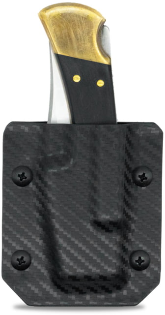 Clip & Carry Kydex Sheath for the Buck  Folding Knife Carbon Fiber Black - Clip & Carry