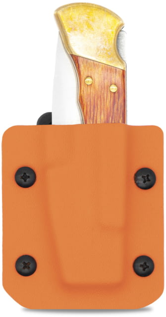 Clip & Carry Kydex Sheath for the Buck  Folding Knife Orange - Clip & Carry