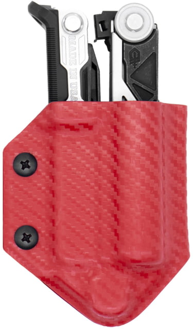 Clip & Carry Kydex Sheath for the Gerber Center-Drive Carbon Fiber Red - Clip & Carry