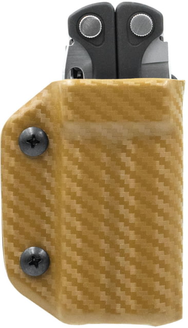 Clip & Carry Kydex Sheath for the Leatherman Charge / + Carbon Fiber Brown - Clip & Carry