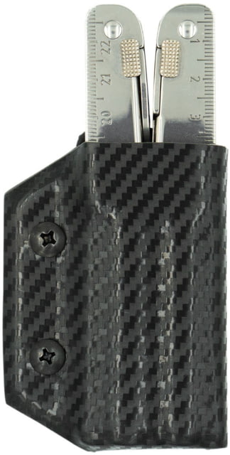 Clip & Carry Kydex Sheath for the Victorinox Swisstool Carbon Fiber Black - Clip & Carry