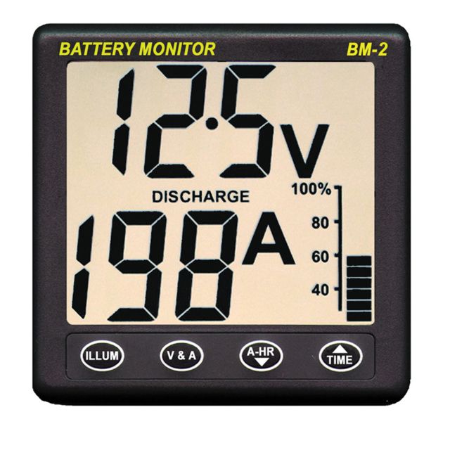 Clipper  Battery Monitor w/Shunt - 200Amp - Clipper