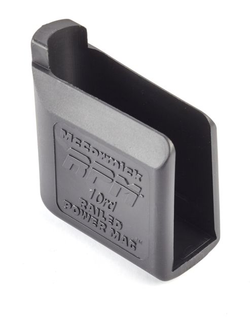 CM Products Base Pad for Railed Power Mag 10 Round magazine Black - Chip McCormick