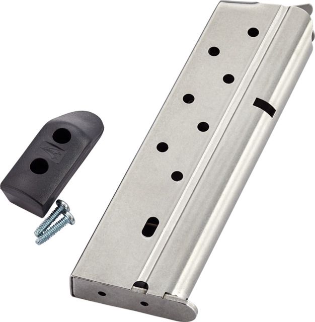 Products Classic Full-Size 1911 Pistol Magazine 10mm 9 Round Stainless W/ Pad Ammo