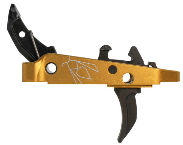 Cmc Triggers CMC Triggers AK-47 Single Stage Trigger Group 2.0 - Yella Jacket CCT Curve with 2.50 lbs Draw Weight Black with Yellow Housing - $169.99 at Optics Planet