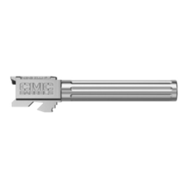 CMC Triggers 75516 Match Precision Fluted Barrel Compatible With Glock 17 Gen 3& by USA Cmc Triggers Pistol Barrels