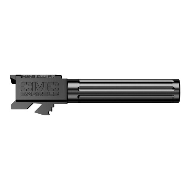 CMC Triggers Match Precision Fluted Barrel Compatible With Glock 19 Gen 3 by USA Cmc Triggers Pistol Barrels