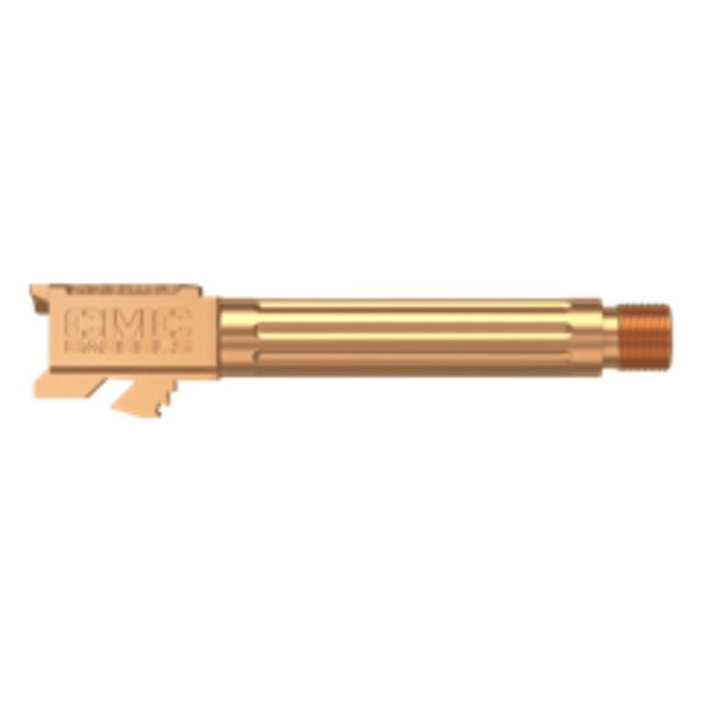 CMC Triggers Match Precision 4.01 in Fluted Barrel Compatible With Glock 19 Gen 3-4, 9mm Luger, Bronze, 75523 by USA Cmc Triggers Pistol Barrels