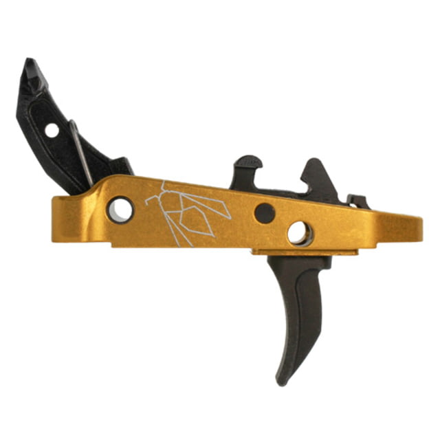 Cmc Triggers CMC Triggers AK47 Single Stage Trigger Group 2.0 - Yella Jacket CCT 4 - 4.5 lb Gold/Black 4.5lb - $169.99 at Optics Planet