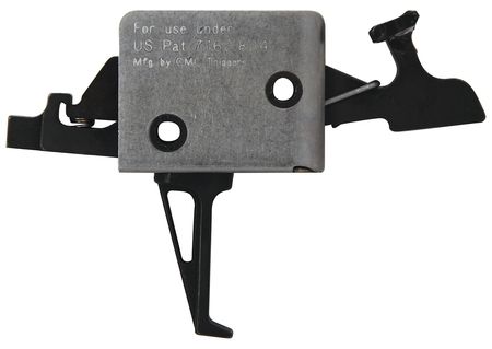 EDEMO CMC Triggers AR-15/AR-10 Match Grade 2-Stage Trigger Group Large Pin Flat Trigger 1 Pound Set - 3 Pound Release EDEMO2 Used Condition Fair - CMC Triggers