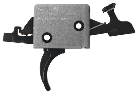 CMC Triggers AR-15/AR-10 Match Grade 2-Stage Trigger Group Small Pin Curved Trigger 2 Pound Set, Black/Silver, 92502 by USA Cmc Triggers Rifle Triggers