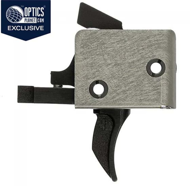 CMC Triggers AR-15/AR-10 Single Stage Drop-In Trigger Combat Curve 3.5lb Pull Weight Black/Silver