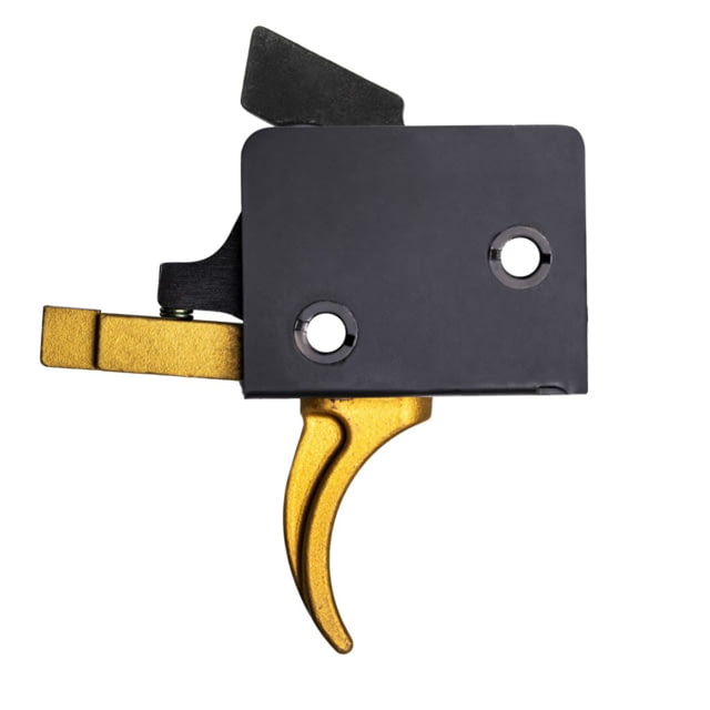 CMC Triggers AR-15/AR-10 Trigger Group Single Stage Small Pin Curved 3.5lb Pull Goldfinger