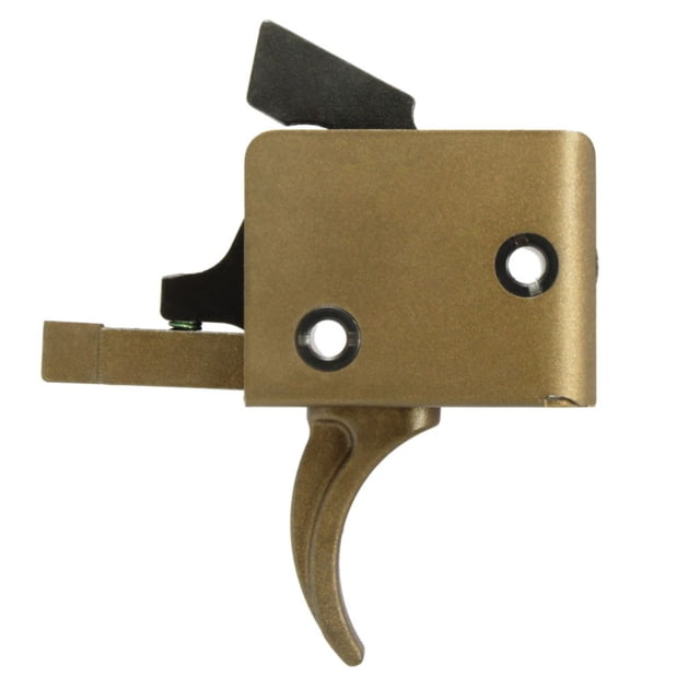CMC Triggers AR-15/AR-10 Trigger Group Single Stage Small Pin Curved 3.5lb Pull Burnt Bronze - Cmc Triggers
