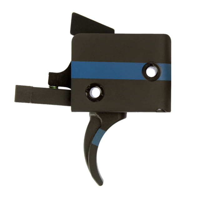 CMC Triggers AR-15/AR-10 Trigger Group Single Stage Small Pin Curved 3.5lb Pull Blue Line - Cmc Triggers