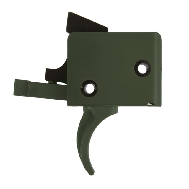 CMC Triggers AR-15/AR-10 Trigger Group Single Stage Small Pin Curved 5.5lb Pull Olive Drab Green - Cmc Triggers