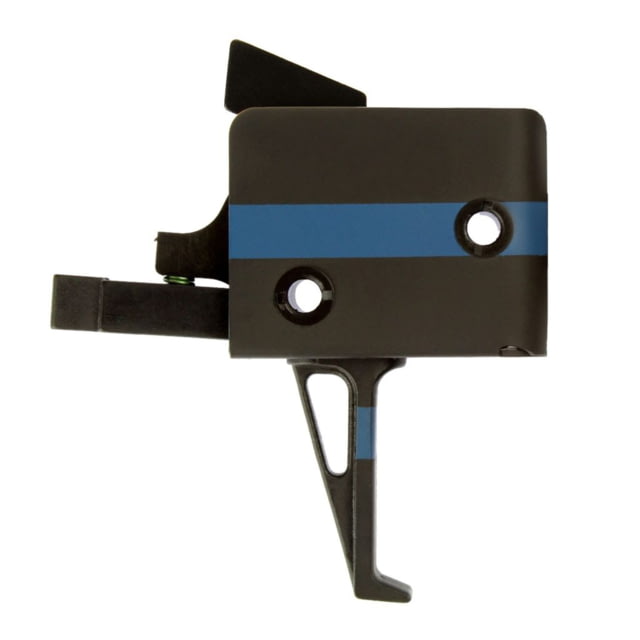 CMC Triggers AR-15/AR-10 Trigger Group Single Stage Small Pin Flat 6.5lb Pull Blue Line - Cmc Triggers