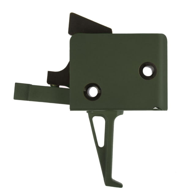 CMC Triggers AR-15/AR-10 Trigger Group Single Stage Small Pin Flat 6.5lb Pull Olive Drab Green - Cmc Triggers