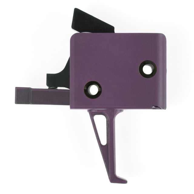 CMC Triggers AR-15/AR-10 Trigger Group Single Stage Small Pin Flat 3.5lb Pull Purple - Cmc Triggers