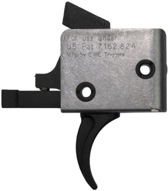 CMC Triggers AR-15/AR-10 9mm PCC Single Stage Drop-In Trigger Tactical Curved 3.5 lb Pull Black