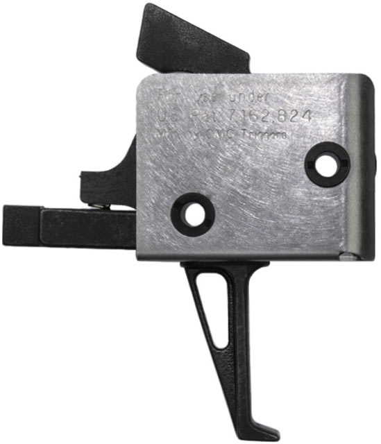 CMC Triggers AR-15/AR-10 9mm PCC Single Stage Drop-In Trigger Tactical Flat 3.5 lb Pull Black