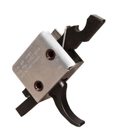 CMC Triggers AR Single Stage Trigger Pull Large Pin Flat Duty Patrol 6 - 6.5 lb pull Black - Cmc Triggers