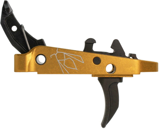 CMC Triggers AK47 Single Stage Trigger Group 2.0 - Yella Jacket CCT 2 - 2.5 lb Gold/Black 2.5lb