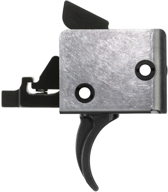CMC Triggers AR15/AR10 Combat Curved Two Stage Trigger 2lb Set 5lb Release Black Small - CMC Triggers