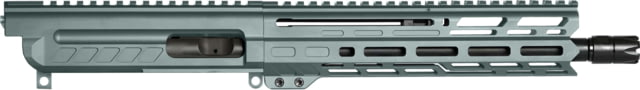 CMMG DISSENT Upper Receiver 9mm 10.5in 1-10 Twist 1/2x28 Thread Zeroed Linear Compensator Charcoal Green - Cmmg
