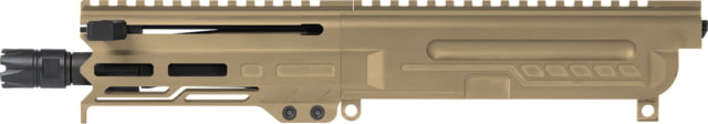 CMMG DISSENT Upper Receiver Mk4 300BLK 6.5in 1-7 Twist 5/8x24 Thread Zeroed Linear Compensator Coyote Tan - Cmmg