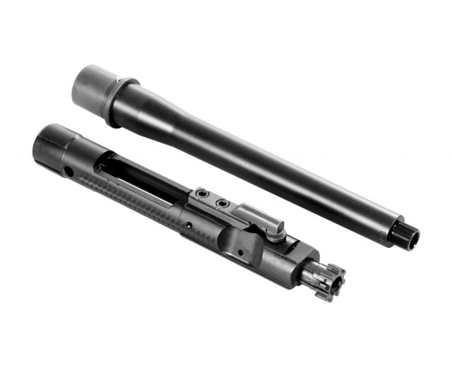 CMMG Inc Barrel and Bolt Carrier Group BCG Kit 9mm 8 in Salt Bath Nitride Black - Cmmg