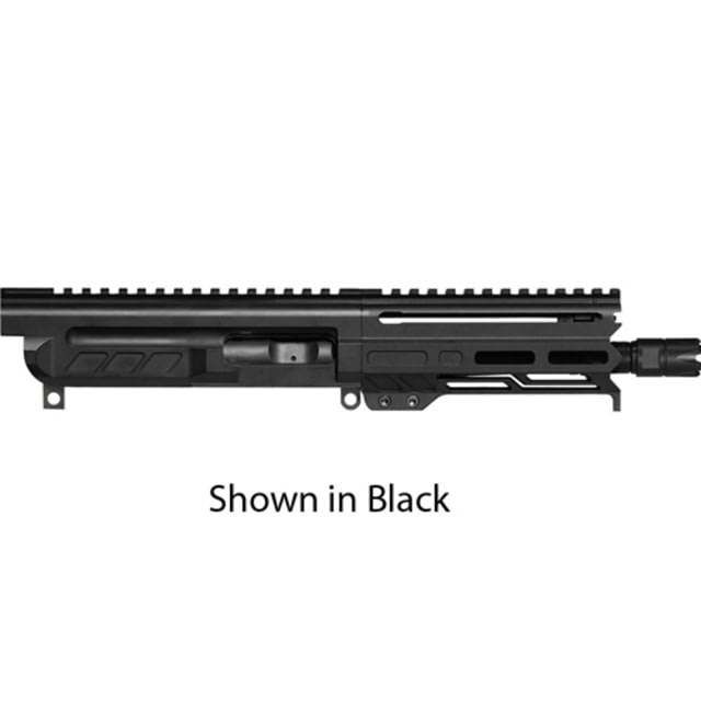 CMMG DISSENT Upper Receiver 9mm 6.5in 1-10 Twist 1/2x28 Thread Zeroed Linear Compensator Anodized Black - Cmmg