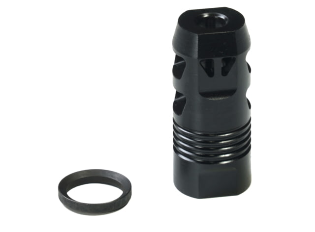 CMMG ZEROED Muzzle Brake, 6.5 Creedmoor/6.5 Grendel, Black, 65DA5AC by USA Cmmg Gun Muzzle Brakes & Compensators
