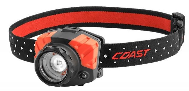 Coast FL85 Dual Color Pure Beam Focusing Headlamp 540 Lumens BlackBox - Coast