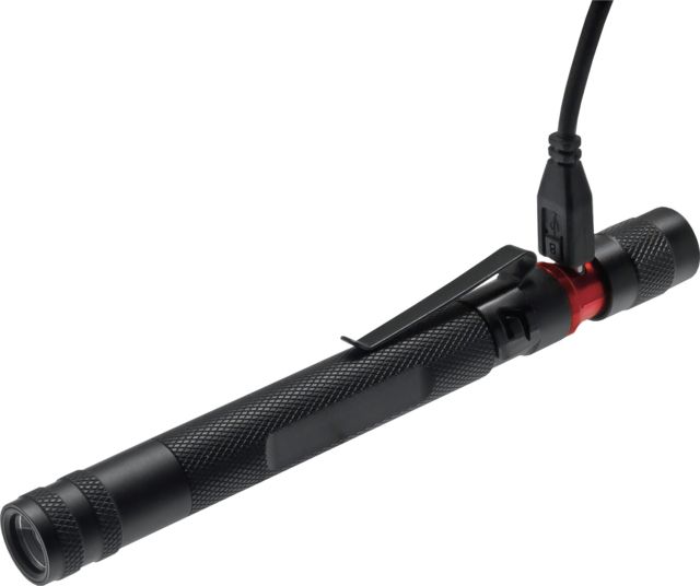 Coast HP3R Rechargeable Focusing Penlight 245 Lumens Li-Polymer/2 x AAA Black - Coast