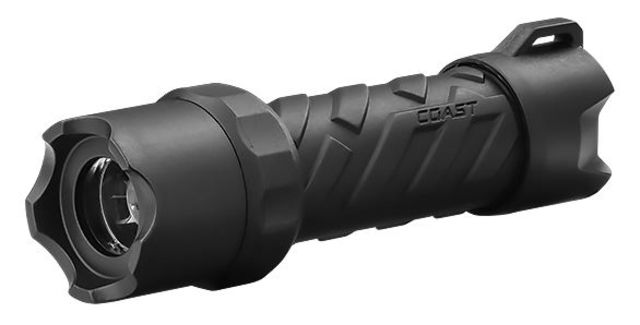 Coast PolySteel 200 Pure Beam Focusing Flashlight 250 Lumens Black Clam - Coast