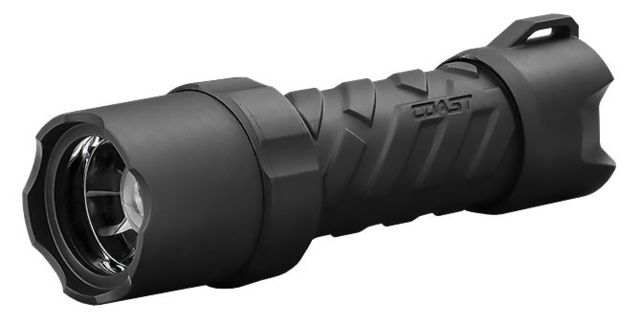 Coast Polysteel 400 4xAAA Pure Beam Focusing Flashlight CP 300 Lumens Black Clam - Coast