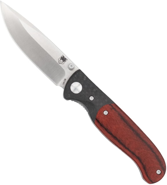 CobraTec Knives Baron Folding Knife 3.25in 154CM Drop-Point Carbon Fiber - Cobratec Knives