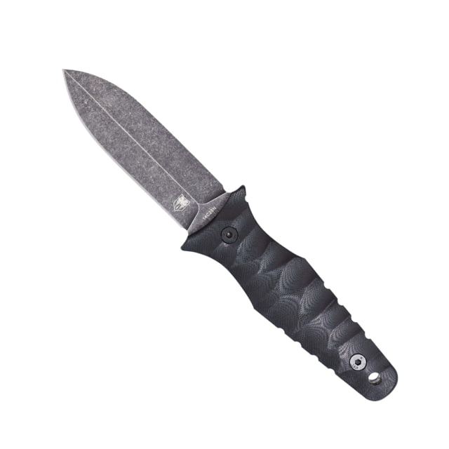 CobraTec Claymore Single Blade Fixed Blade Knife Black Stonewash 1410052 - Cobratec Knives