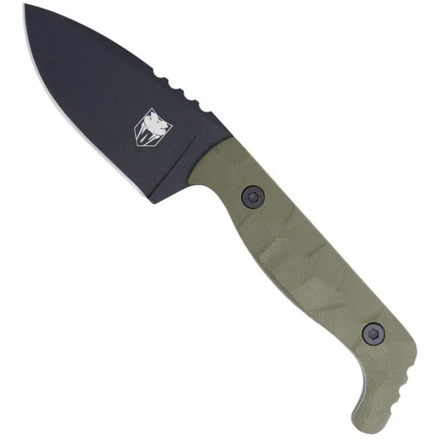 Cobratec Knives CobraTec Kingpin S Fixed Blade Knife OD Green 1410064 - $119.99 at Optics Planet
