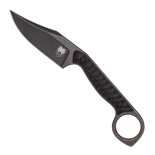 CobraTec Knives Wolfteeth Fixed Blade Blk CP - CobraTec Knives