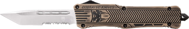 Cobratec Knives CTK-1 Cerakote Desert Sand Distressed Knife 3 in Carbon Steel Tanto Desert Sand - Cobratec Knives