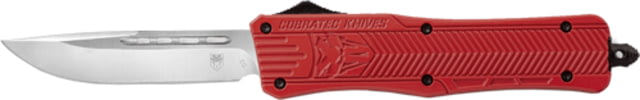Cobratec Knives CTK-1 Cerakote Red Assisted Opening Folding Knife 3 in Carbon Steel Drop Point Red - Cobratec Knives